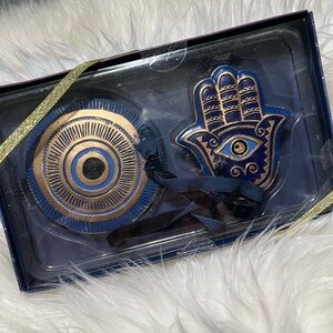 Christian Lacroix Blue and Gold Decorative Set